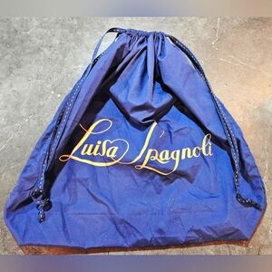 Large Luisa Spagnoli Drawstring Dust Bag Cover Protector Pouch Storage Travel